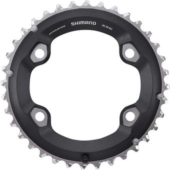Shimano FC-M7000 Deore 11 Speed Double Chainring, 36T-BC Outer