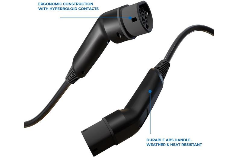 Wottz Type 2 to Type 2 32A 7.4kW EV Cable Wottz Type 2 to Type 2 32A 7.4kW EV Cable