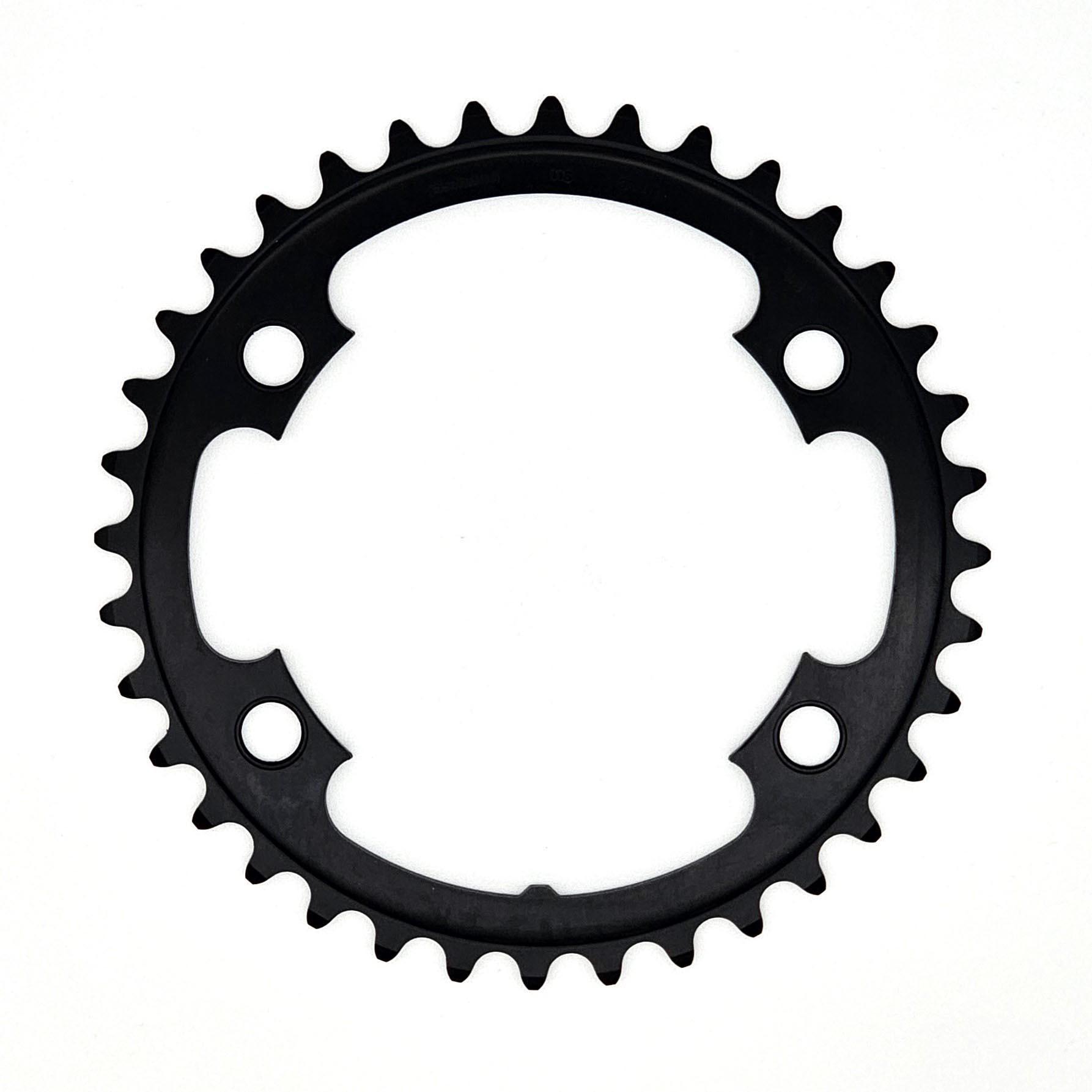 Shimano FC-RS510 Road 11 Speed Chainring, 34T-MS, For 50/34T Black