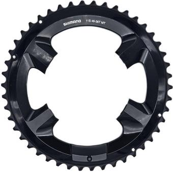 Shimano FC-RS510 Road 11 Speed Chainring, 46T-MT, For 46/36T Black
