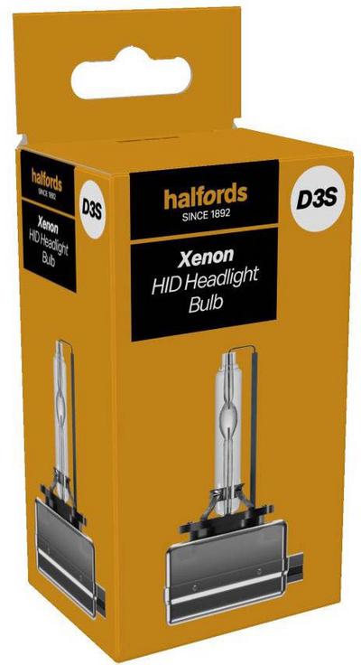Halfords HID D3S Car Headlight Bulb Single Pack Halfords HID D3S Car Headlight Bulb Single Pack