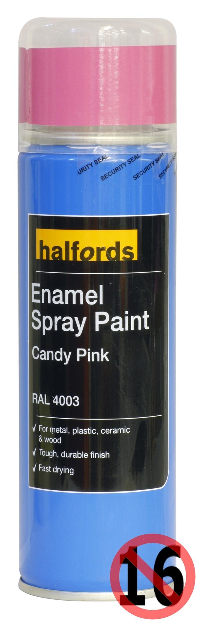 Pink store metal paint