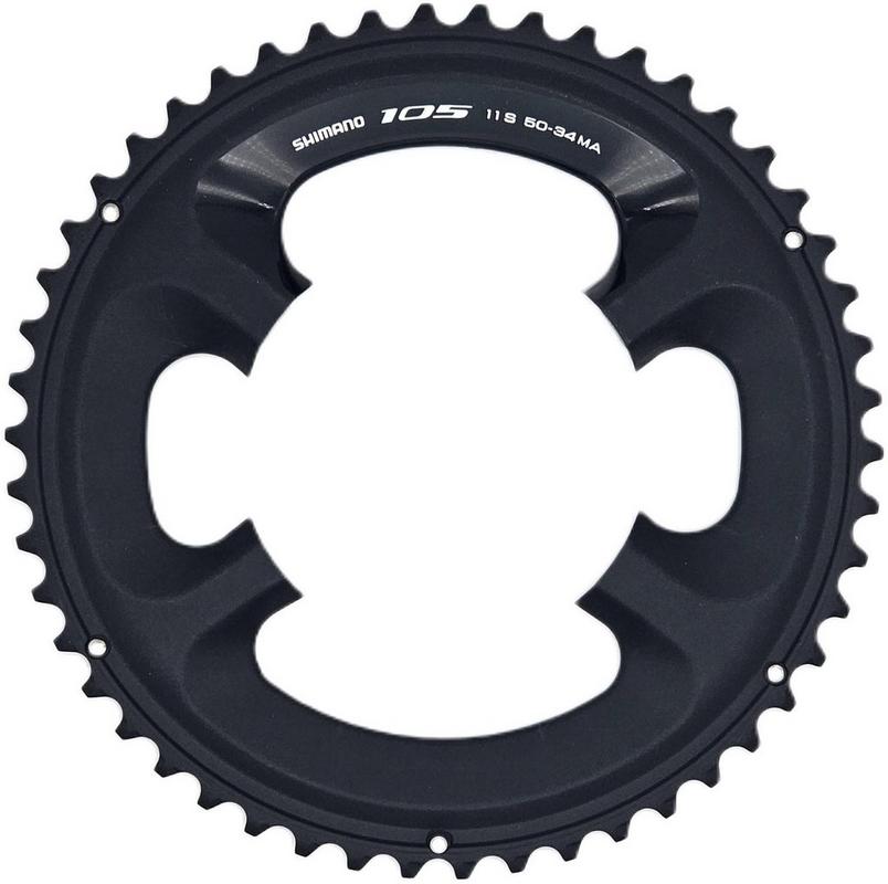 Halfords Shimano 105 Fc-5800 105 11 Speed Chainring, 50T-Ma, For 50-34T Black | Extra 8% off for BC Members