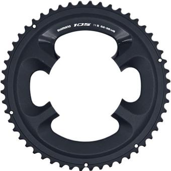 Shimano 105 FC-5800 105 11 Speed Chainring, 52T-MB, For 52-36T Black
