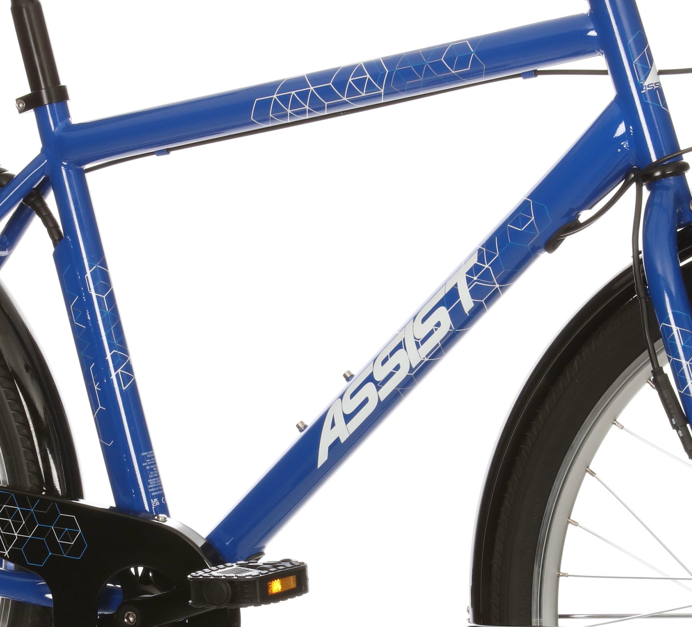 Assist Crossbar, Mens Electric Hybrid Bike