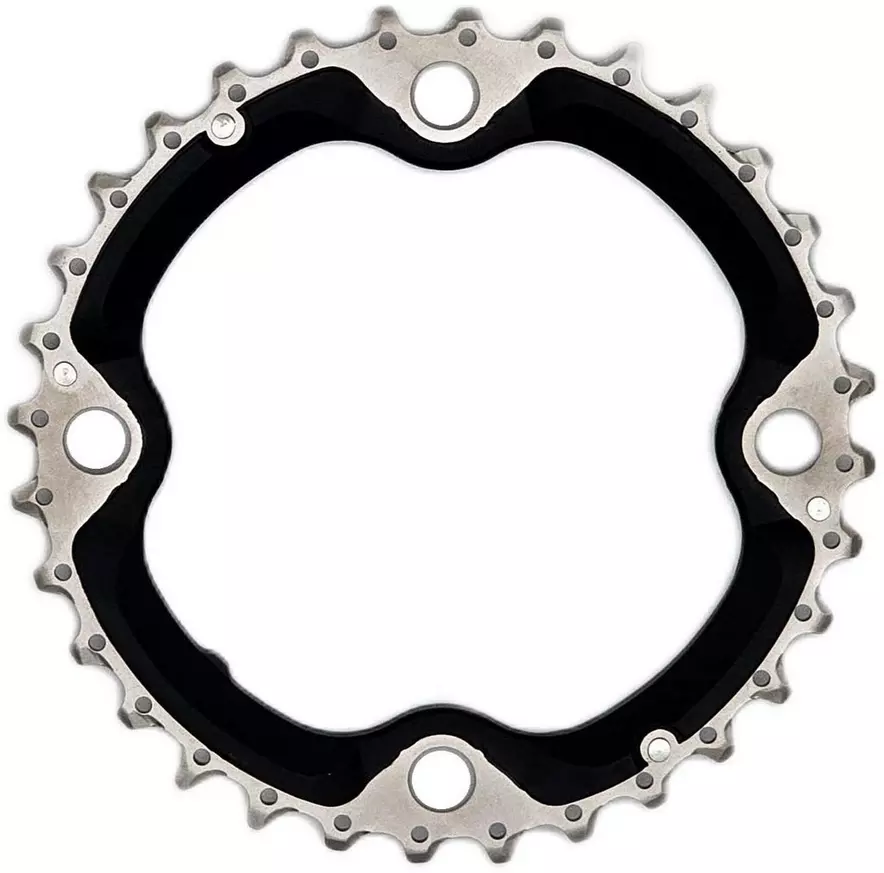 Shimano Non-Series Road FC-T521 10 Speed Triple Middle Chainring 36T-AL - Foto 10