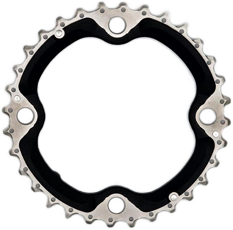 Halfords Shimano Fc-T521 10 Speed Triple Middle Chainring, 32T-Ae Black | Extra 8% off for BC Members