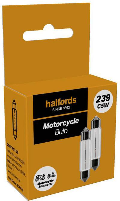 Halfords 239 Motorcycle Bulb Twin Pack Halfords 239 Motorcycle Bulb Twin Pack