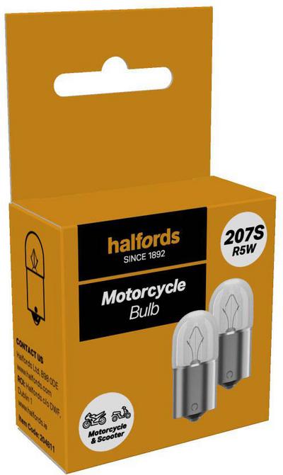 Halfords 207S Motorcycle Bulb Twin Pack Halfords 207S Motorcycle Bulb Twin Pack