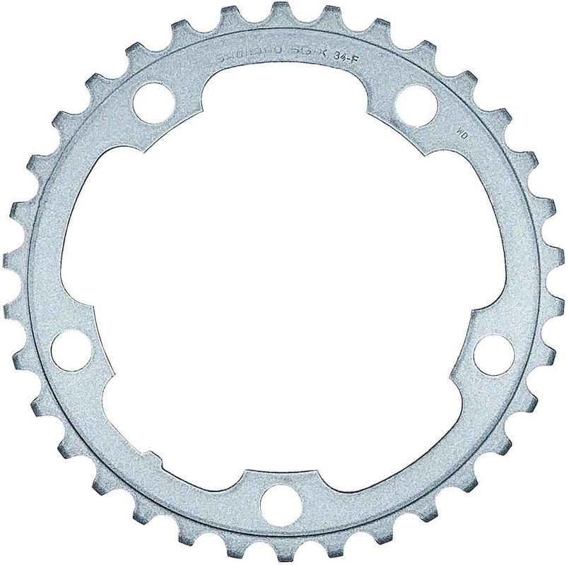 Halfords Shimano FC-2350/RS200 Road 8 Speed Inner Chainring, 34T, For 50/34T Silver | Extra 8% off for BC Members