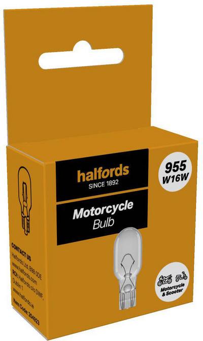 Halfords 955 Motorcycle Bulb Twin Pack Halfords 955 Motorcycle Bulb Twin Pack
