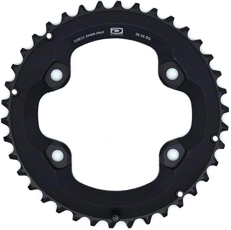 Halfords Shimano FC-M6000 Deore 10 Speed Double Chainring, 38T-BG Outer | Extra 8% off for BC Members