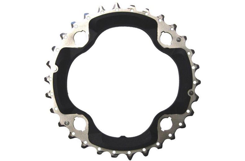 Shimano FC-M6000 Deore 10 Speed Triple Chainring, 30T-AN Middle Shimano FC-M6000 Deore 10 Speed Triple Chainring, 30T-AN Middle