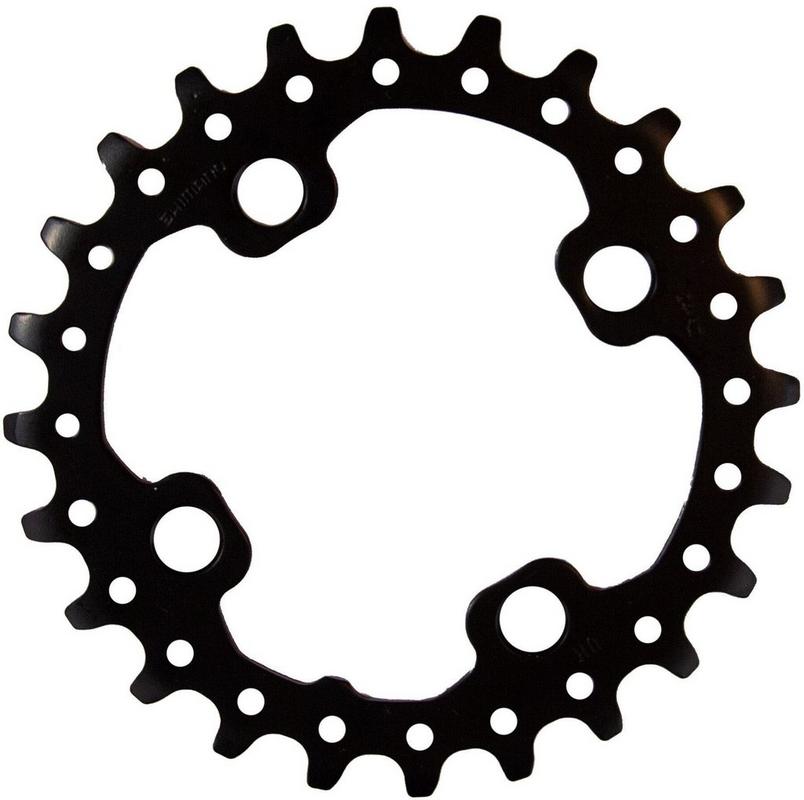 Halfords Shimano Fc-M617 Deore 10 Speed Double Chainring, 24T-Az Inner | Extra 8% off for BC Members