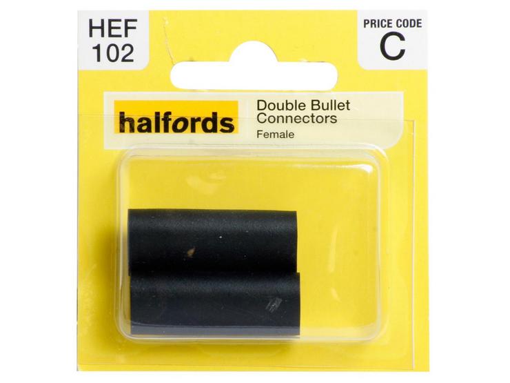 Halfords Double Bullet Connectors Female HEF102