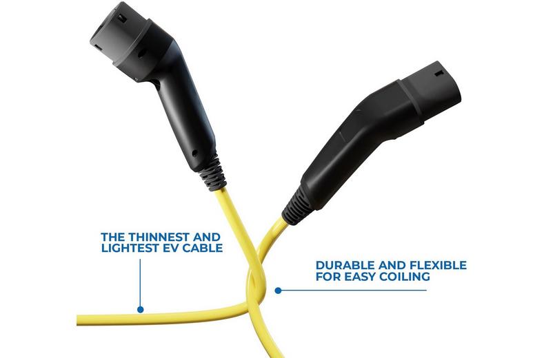 Wottz 3 Phase Type 2 to Type 2 32A 22kW EV Cable Wottz 3 Phase Type 2 to Type 2 32A 22kW EV Cable