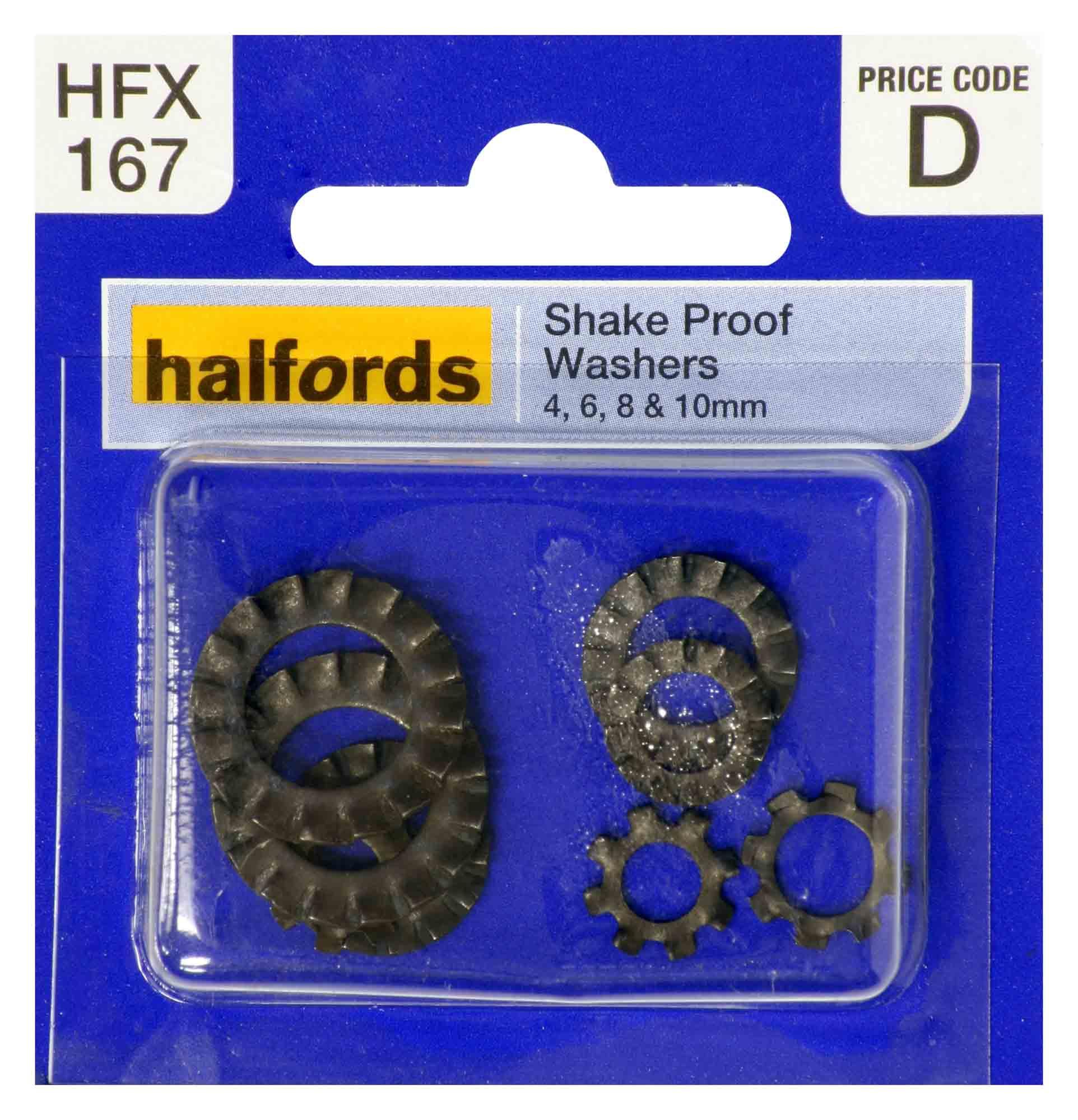 Halfords Shakeproof Washers