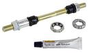 Halfords 10mm x 175mm Axle with Bearings and Grease Chrome Halfords UK