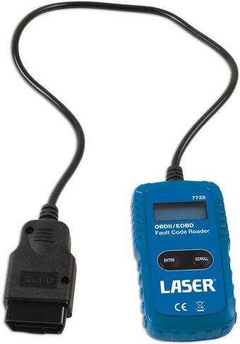 Laser OBDII/EOBD Fault Code Reader