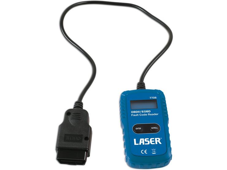 Laser OBDII/EOBD Fault Code Reader