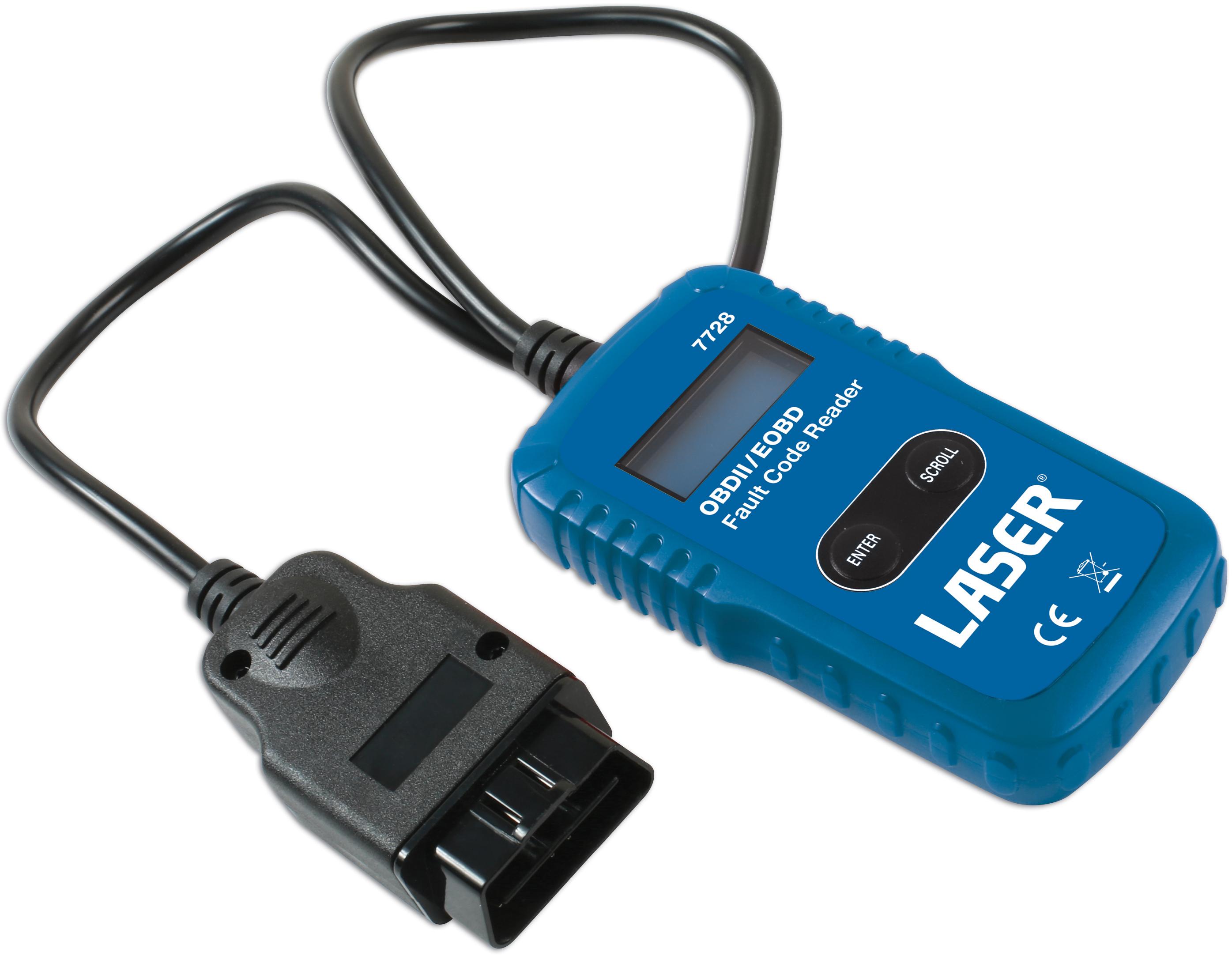 Laser OBDII/EOBD Fault Code Reader