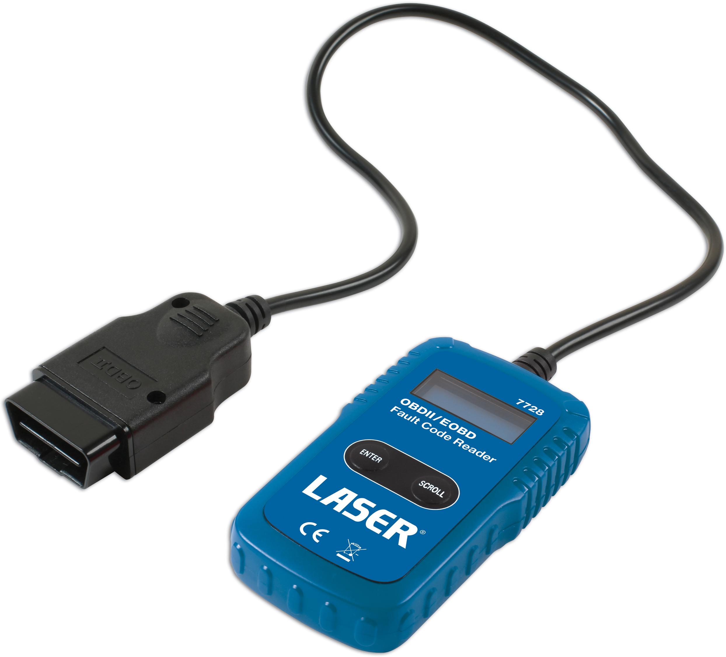Laser OBDII/EOBD Fault Code Reader