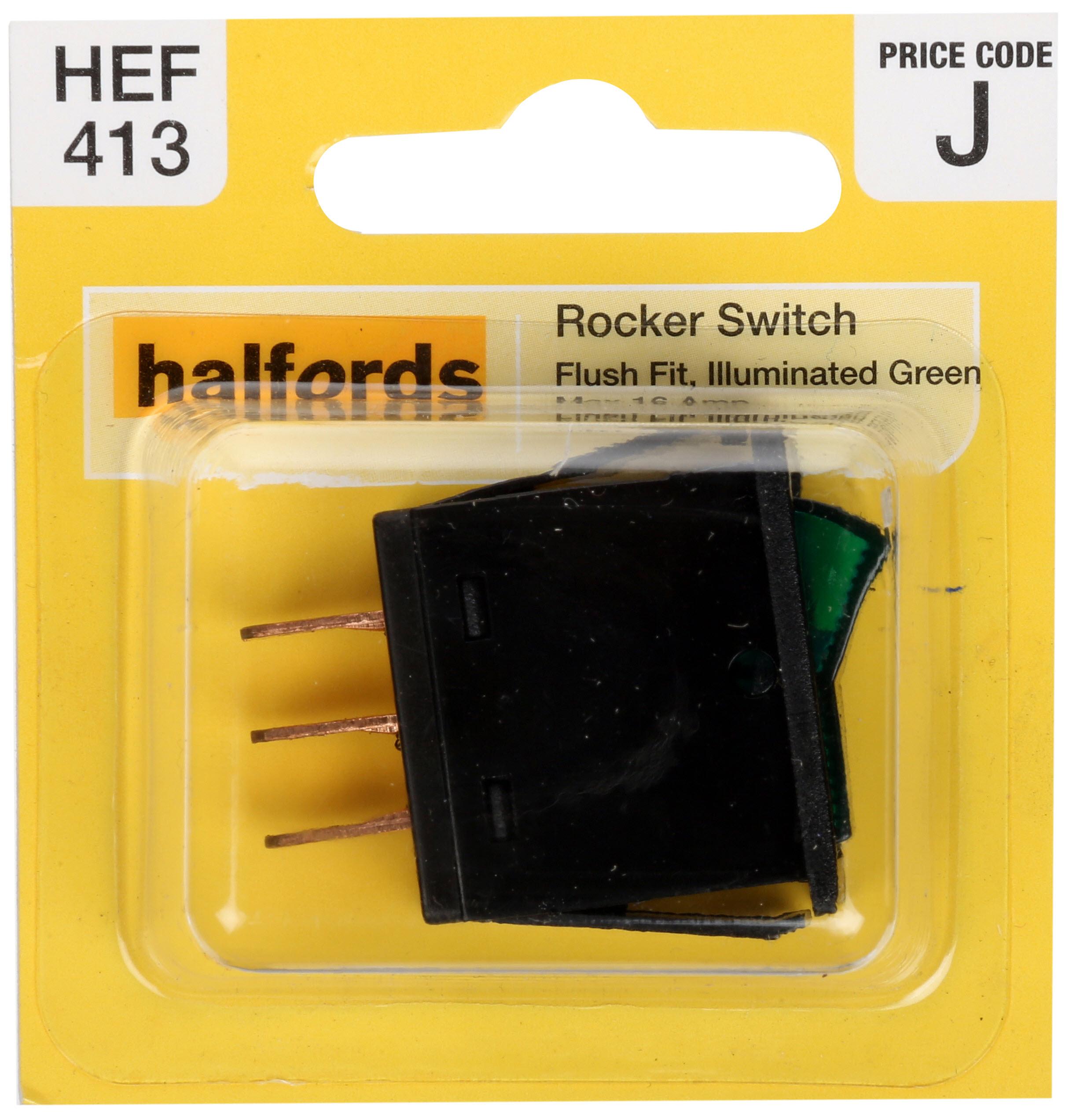 Halfords Illuminated Rocker Switch