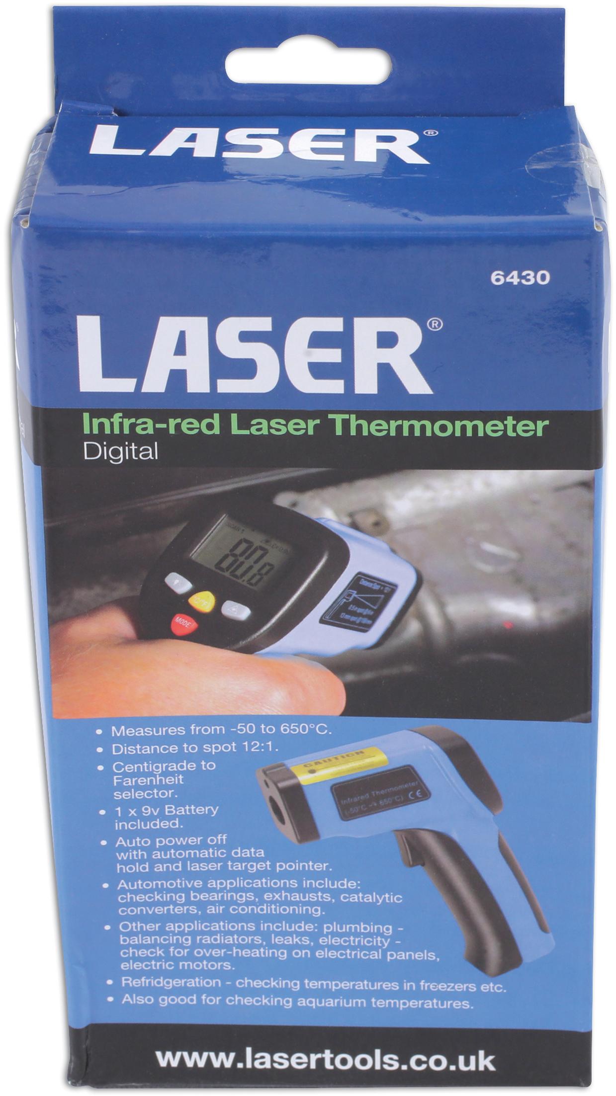 Laser Infrared Laser Thermometer - Digital