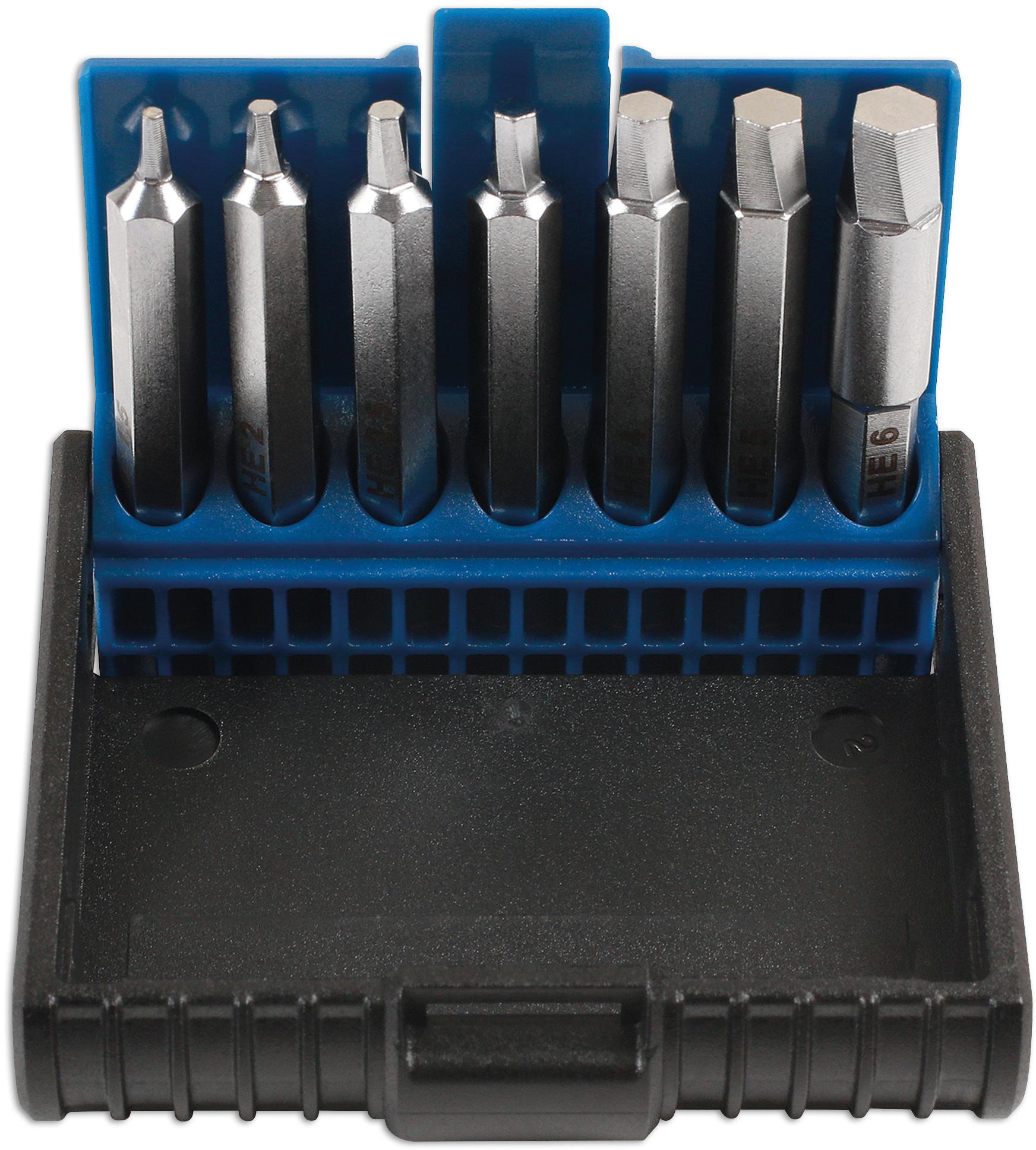 Laser Damaged Hex Bolt Extractor Set 7Pc