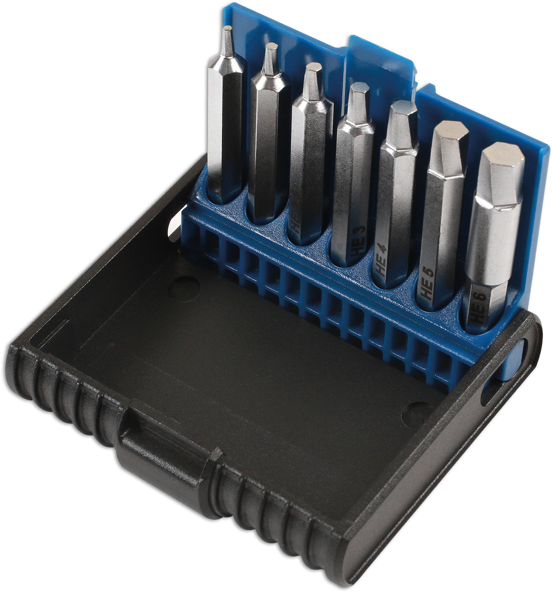 Laser Damaged Hex Bolt Extractor Set 7pc