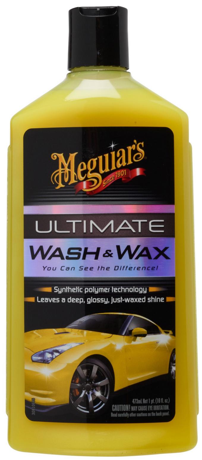 Meguiars Ultimate Wash & Wax, car shampoo with wax, car wash and