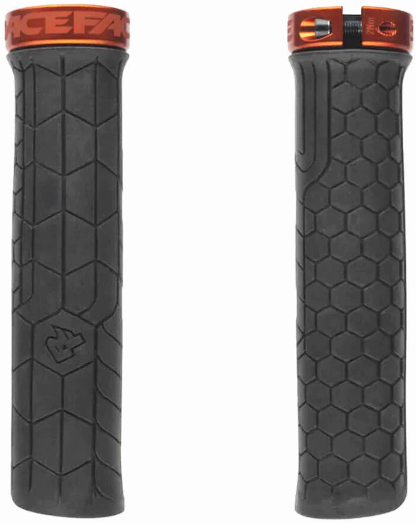 Race Face Getta Lock-on Grips, 30mm, Black/Orange