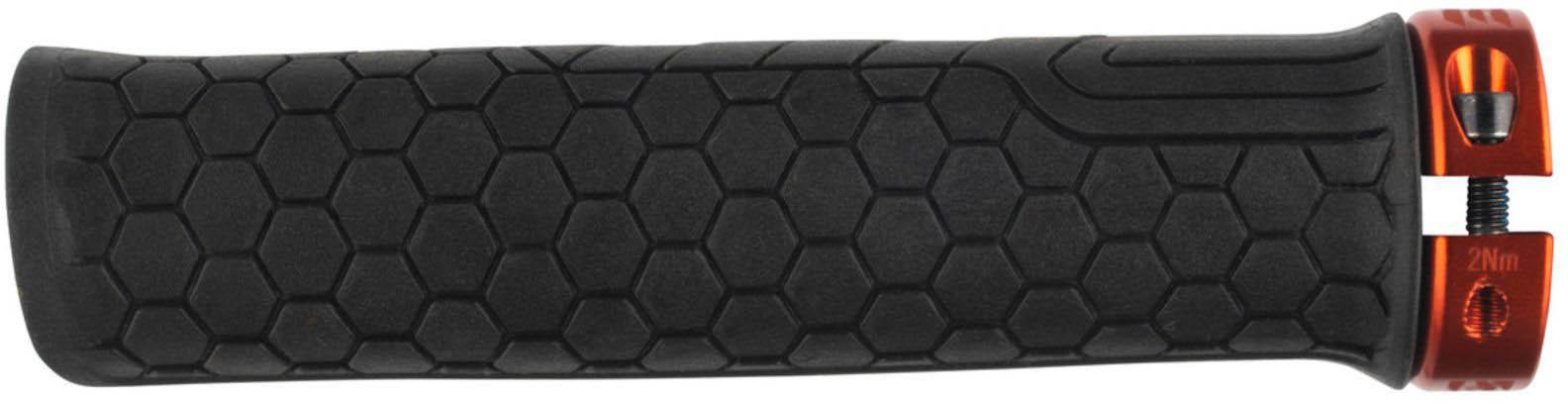 Race Face Getta Lock-on Grips, 30mm, Black/Orange