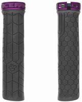 Halfords Race Face Getta Lock-On Grips, 30Mm, Black/Purple | Extra 8% off for BC Members