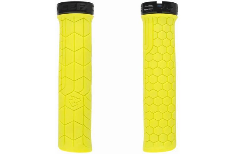 Race Face Getta Lock-on Grips, 30mm, Yellow/Black Race Face Getta Lock-on Grips, 30mm, Yellow/Black