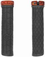 Halfords Race Face Getta Lock-On Grips, 30Mm, Black/Orange | Extra 8% off for BC Members