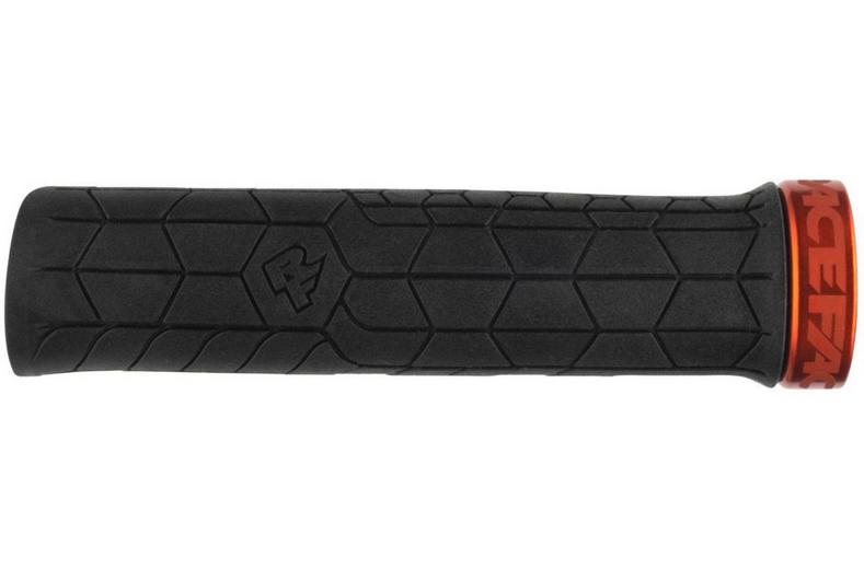 Race Face Getta Lock-on Grips, 30mm, Black/Orange Race Face Getta Lock-on Grips, 30mm, Black/Orange