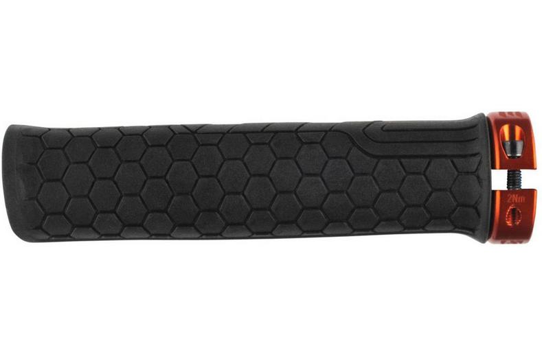 Race Face Getta Lock-on Grips, 30mm, Black/Orange Race Face Getta Lock-on Grips, 30mm, Black/Orange