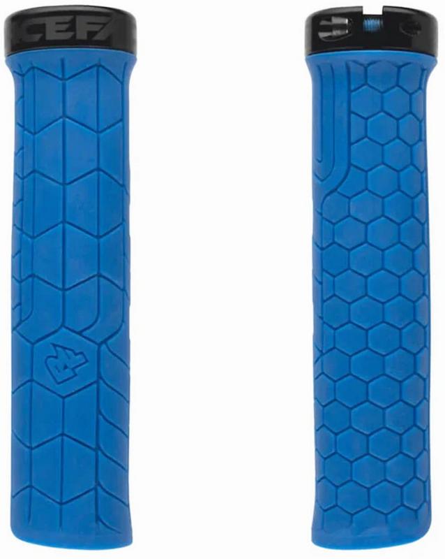 Halfords Race Face Getta Lock-On Grips, 30Mm, Blue/Black | Extra 8% off for BC Members