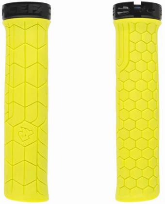 Race Face Getta Lock-on Grips, 30mm, Yellow/Black