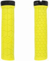 Halfords Race Face Getta Lock-On Grips, 30Mm, Yellow/Black | Extra 8% off for BC Members