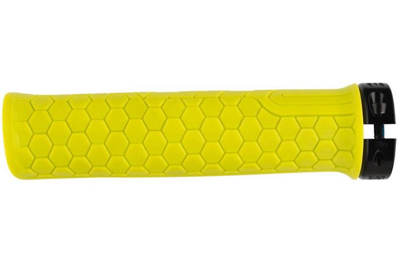 Race Face Getta Lock-on Grips, 30mm, Yellow/Black Race Face Getta Lock-on Grips, 30mm, Yellow/Black
