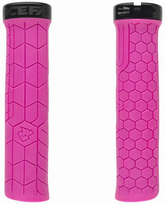Halfords Race Face Getta Lock-On Grips, 30Mm, Magenta/Black | Extra 8% off for BC Members