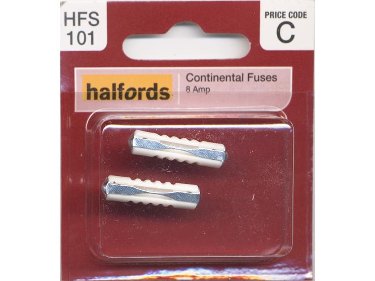 Halfords Continental Fuses 8 Amp (HFS101)