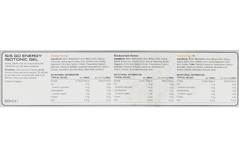 SiS 7pk Go Isotonic Gel Taster Pack SiS 7pk Go Isotonic Gel Taster Pack