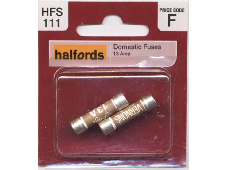 Halfords Domestic Fuses 13 Amp (HFS111)