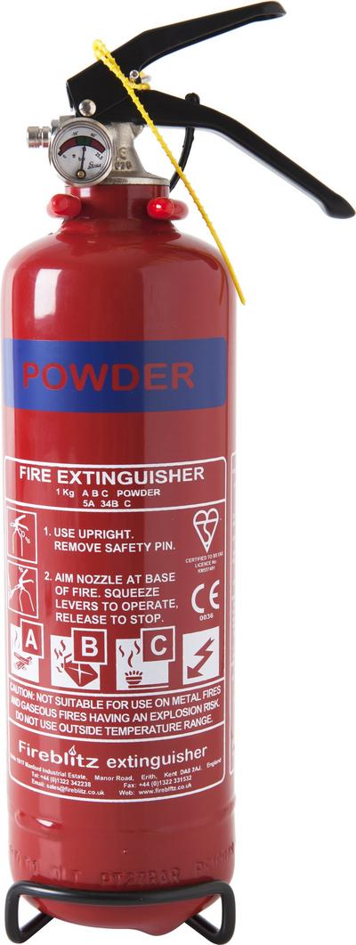 Fireblitz FBP1 1Kg ABC Dry Powder Fire Extinguisher Fireblitz FBP1 1Kg ABC Dry Powder Fire Extinguisher