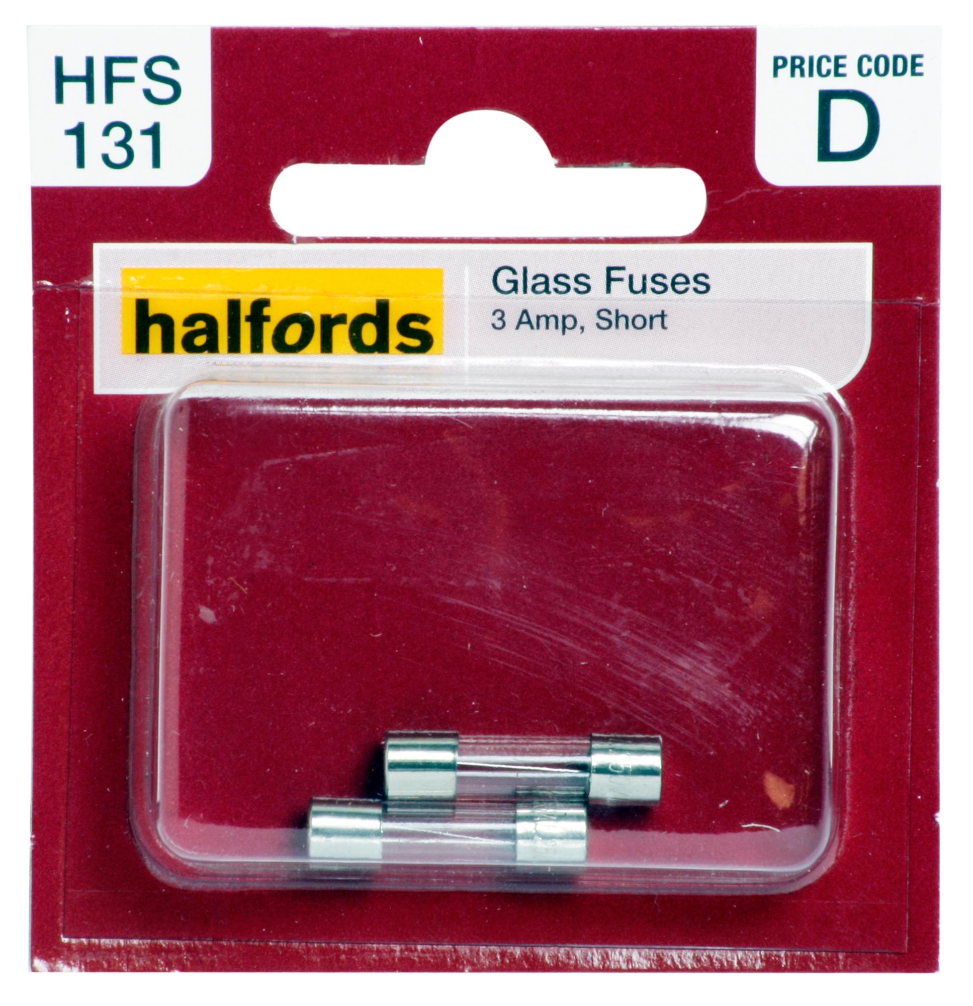 Halfords Radio Fuse 3 Amp (Hfs131)
