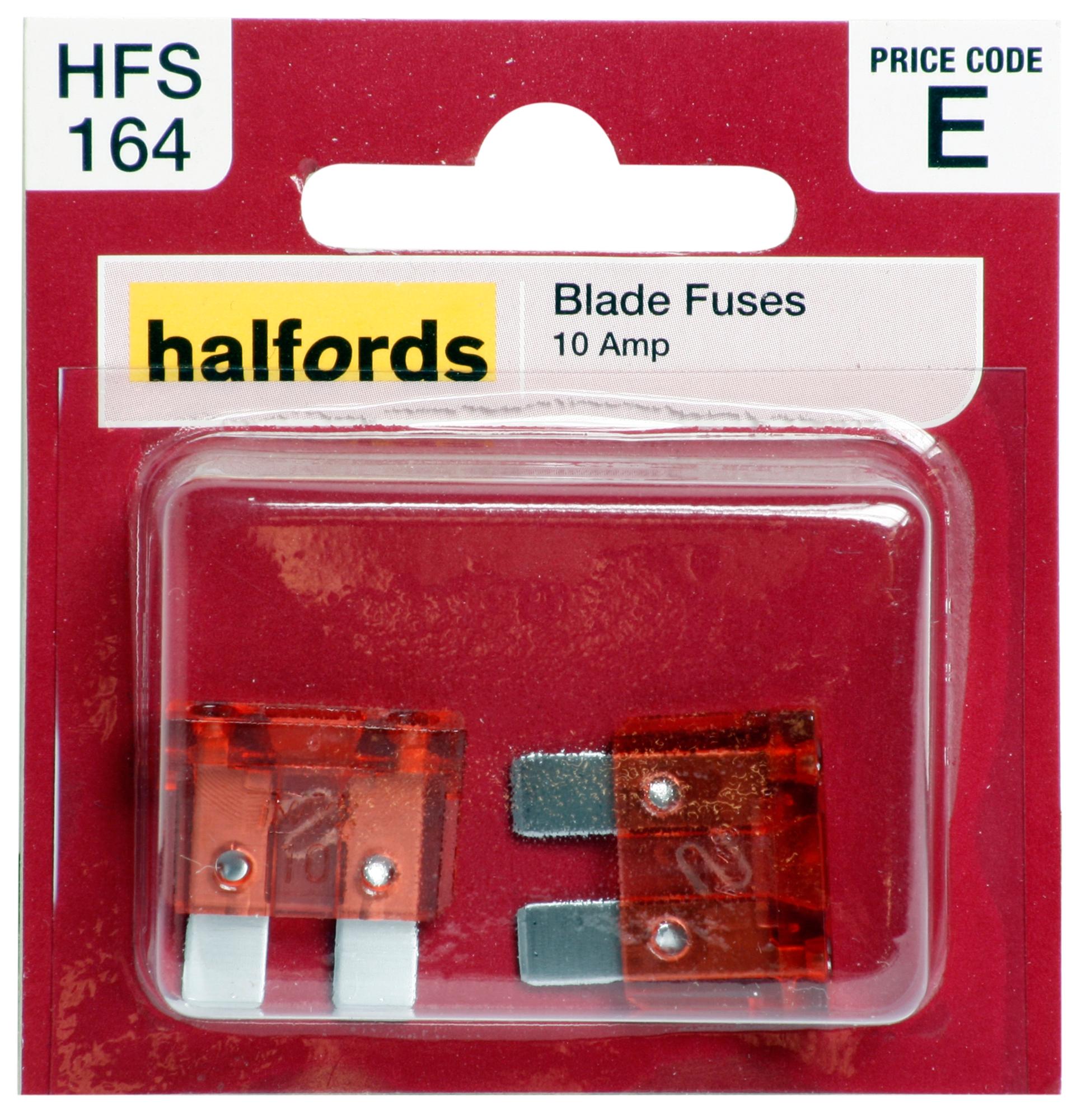 Halfords Blade Fuse 10 Amp (Hfs164)