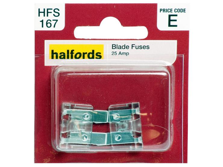Halfords Blade Fuses 25 Amp